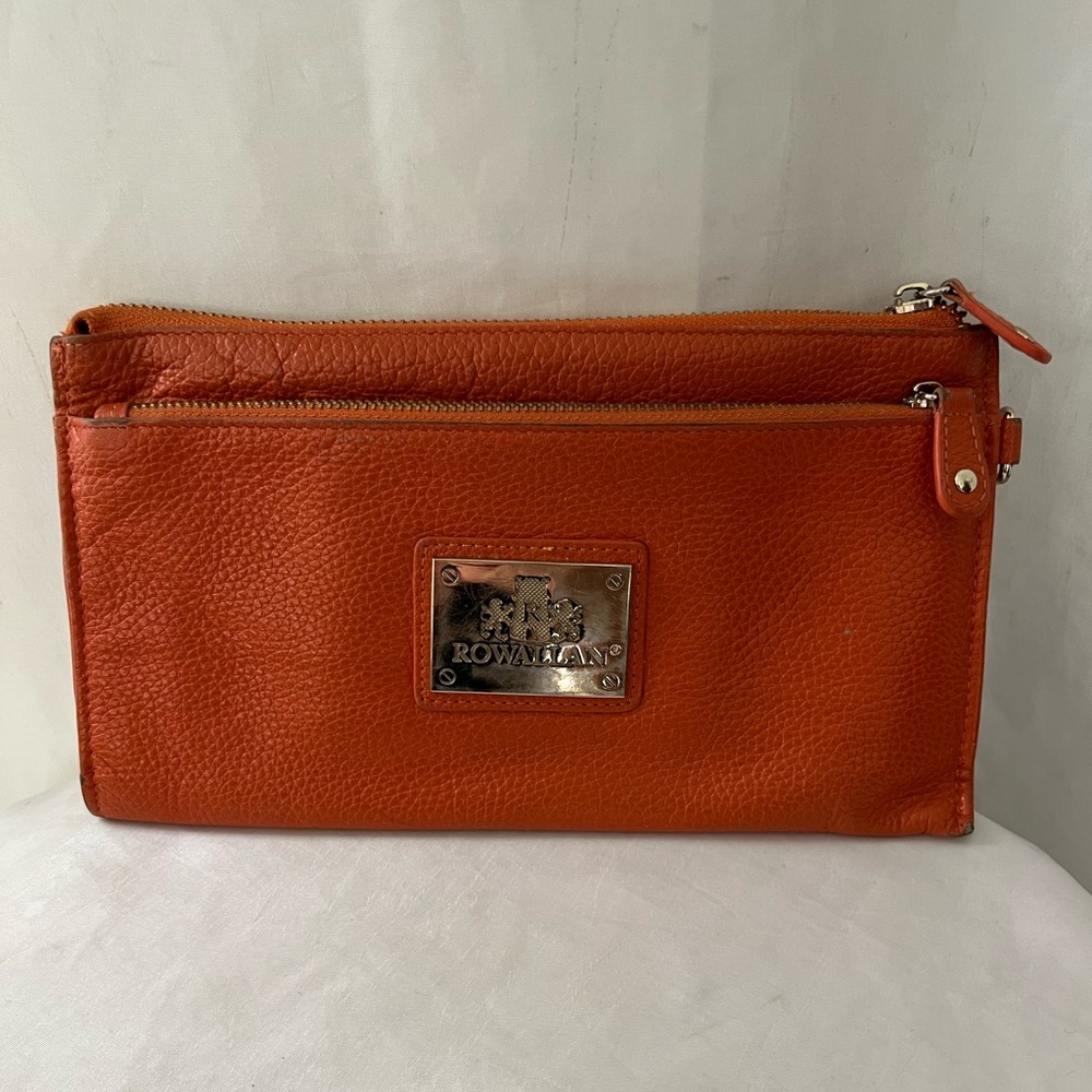 Rowallan Of Scotland Orange Leather Pouch